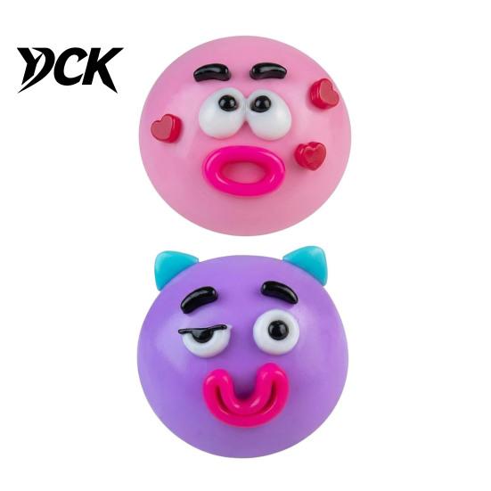 Portable Stress Reliever 1/2/5Pcs Dog Face Squeeze Toy, Moldable Slow Rise Cartoon Expression Relief Toy Ball, Relaxing Anxiety Relieving Fidget