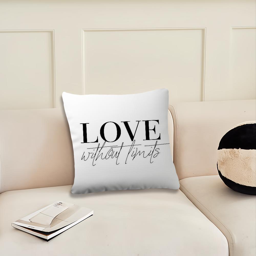 Grått geometriskt kuddfodral Kuddfodral Dekoration Rum Hem Soffa vardagsrum Kontor Bil Nordisk Enkelhet