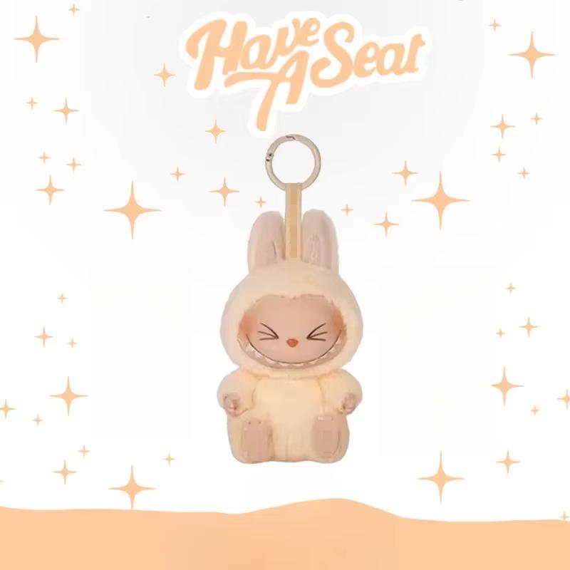 

Labubu THE MONSTERS Sitting Party Vinyl Plush Blind Box Ornamento Pingente, Подарки на день рождения, Украшения для автомобиля, Подвески для школьных ранцев зелёный