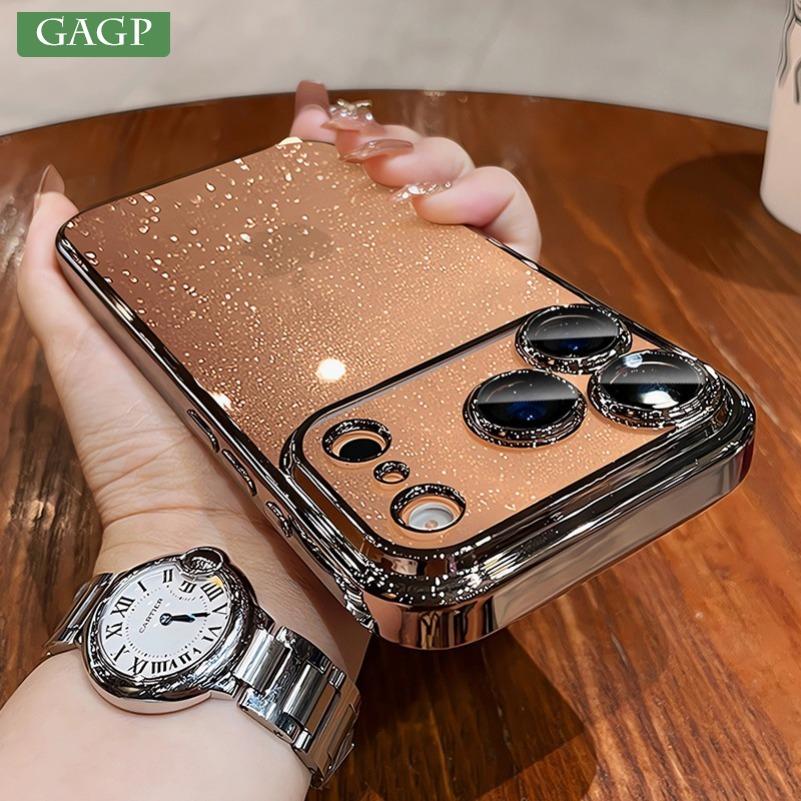 For iPhone 17 Air 17 Pro Max Case New Camera Protector Glitter Bling Clear PC Cover for iPhone 13 12 11 14 15 16 Pro Max