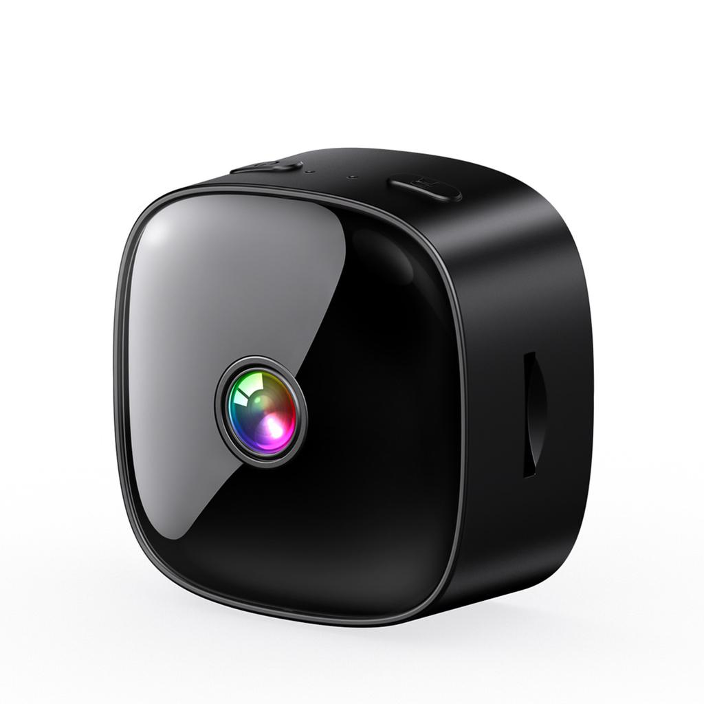 Compact WiFi Camera with Night Vision, Smart Home Security Camera, 360 degrees Rotation, Rechargeable Battery, Motion