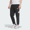 Adidas Basketball Ninth Pants Striped Fashion Comfortable Versatile Three-Quarter Sports Trousers Men Bottoms Black JN0749