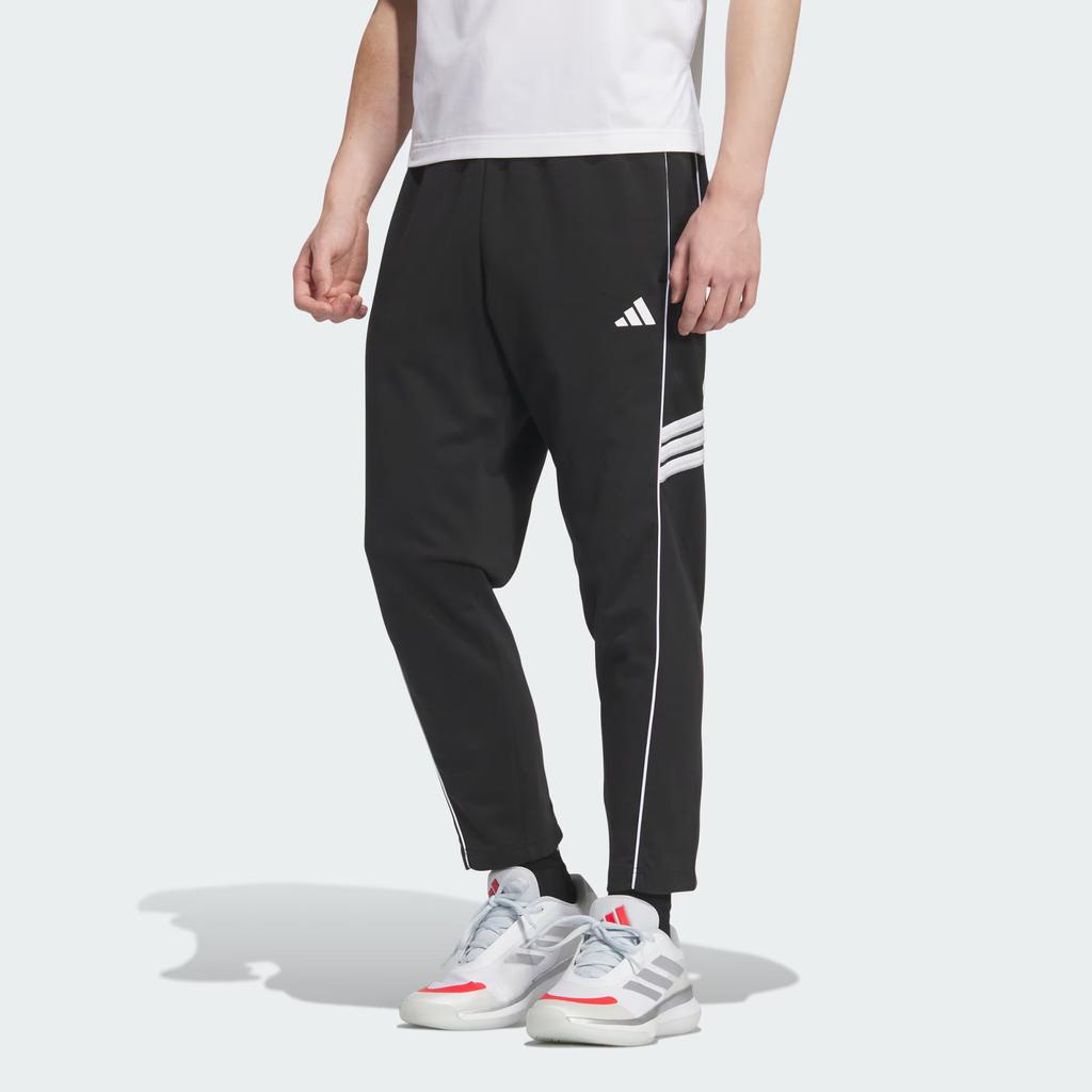Adidas Basketball Ninth Pants Striped Fashion Comfortable Versatile Three-Quarter Sports Trousers Men Bottoms Black JN0749