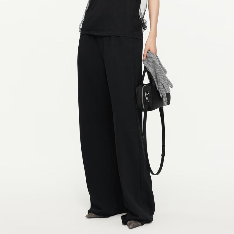 JNBY 2024 Autumn Cotton Loose Wide-Leg Pants