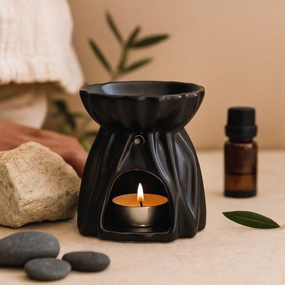 Oil Burner - Geometric Black
