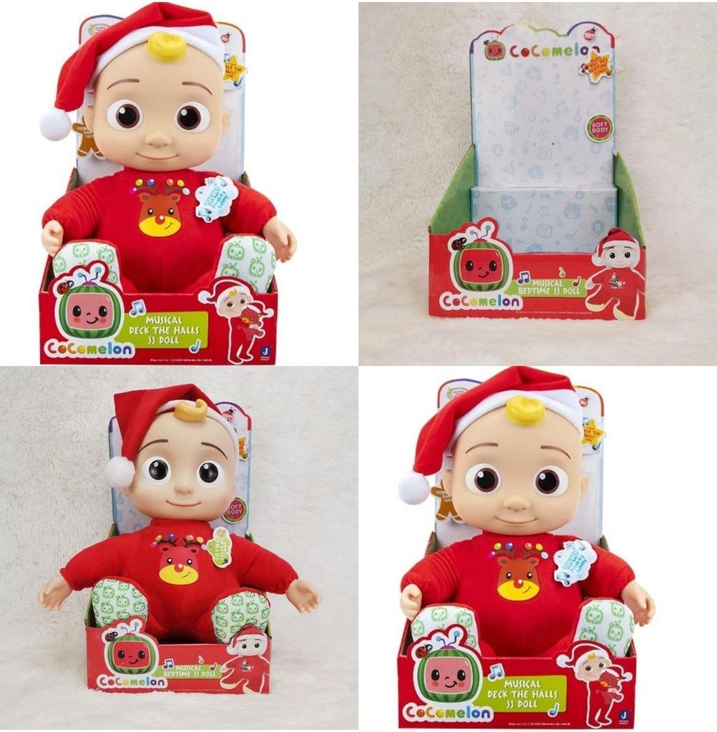 Entzückende Weihnachten Cocomelon PVC Puppe Singende Spieluhr Mit Neun Arten Von Musik Jojo