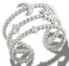 Wholesale High End Waterproof Three-dimensional M Letter Hollow Stainless Steel Finger Ring Trendy for Women Personalize Jewelry