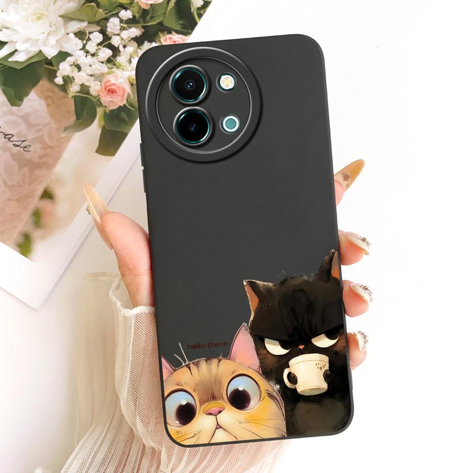 Casing For Vivo Y38 5G Cover Fashion Cartoon Cute Funny Painted Silicone Funda For Vivo Y 38 5G Phone Case