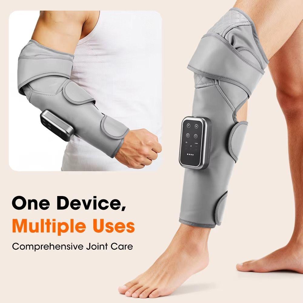 3 Levels Air Pressure Air Wave Massager Hot Compress Electric Air Pressure Device  Leg Massage