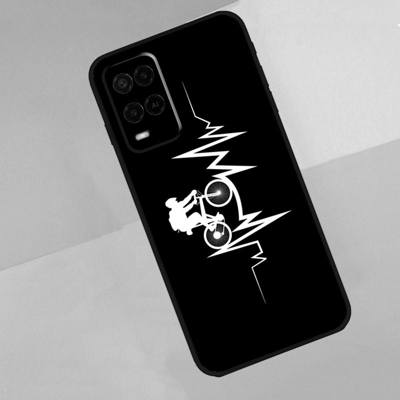 Bike Bicycle For Oppo A17 A77 A60 A74 A94 A54 A18 A38 A58 A78 A98 A40 A80 A16 A76 A96 A15 A57S Phone Case