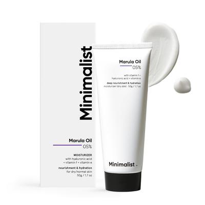 Marula Oil 5% Face Moisturizer For Dry Skin With Hyaluronic Acid Deep Hydration 1.7oz
