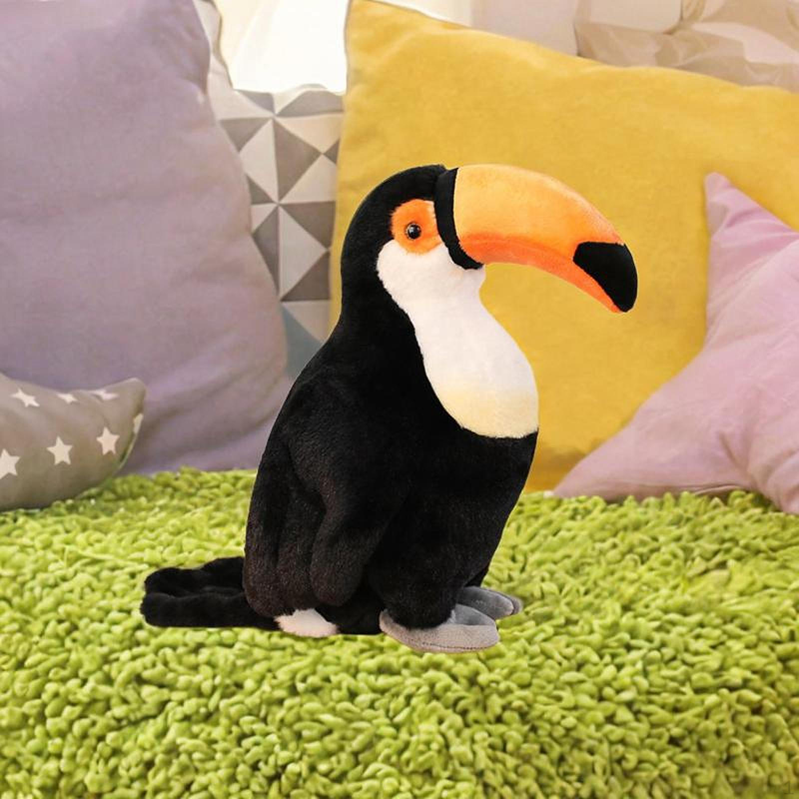 

Игрушка Тукан Мягкая Игрушка Украшение Гостиной Фигурка Тропических Животных 11,81 дюйма для Детей