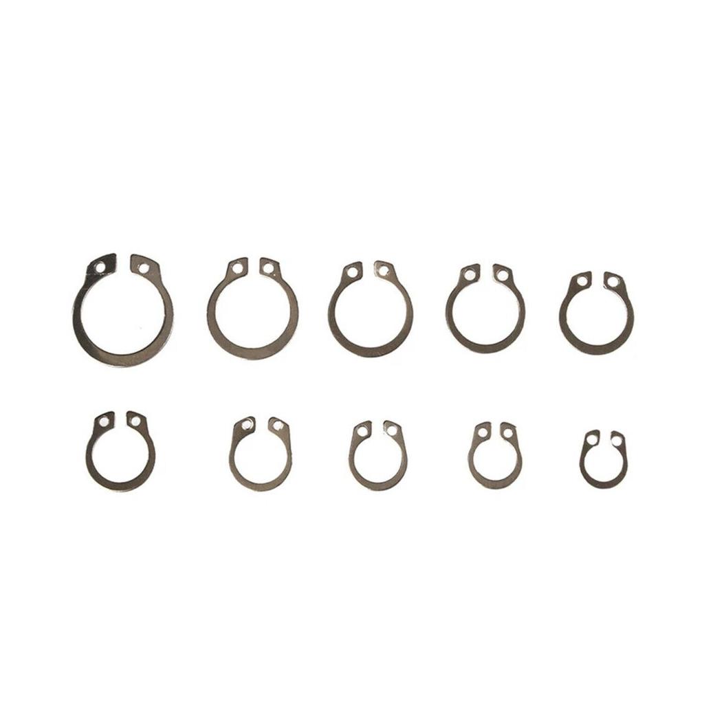 Neues 100-teiliges 304-Edelstahl-Außensicherungsring-Halteclip-Ring-Kit 8-18 mm
