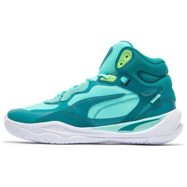 PUMA Playmaker Pro Mid Мужские Высокие Баскетбольные Кроссовки Мятно-Зеленые 377902-03 42