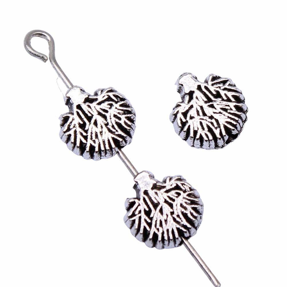 

Flower Spacer Small Hole Beads Multi Color Metal Charms For Jewelry Making A37-10pcs-8x8x3mm