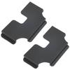 Car Sun Visor Ticket Clip ID Bank Card Storage Holder Auto Dashboard Organizer Black Plastic Mount for Daily Driving Commuting