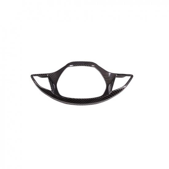 ABS Carbon Steering Wheel Frame Cover Accessories Trim For Corvette C7 2014-
