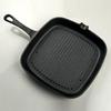 ZISIZ Cast Iron Striped Steak Frying Pan