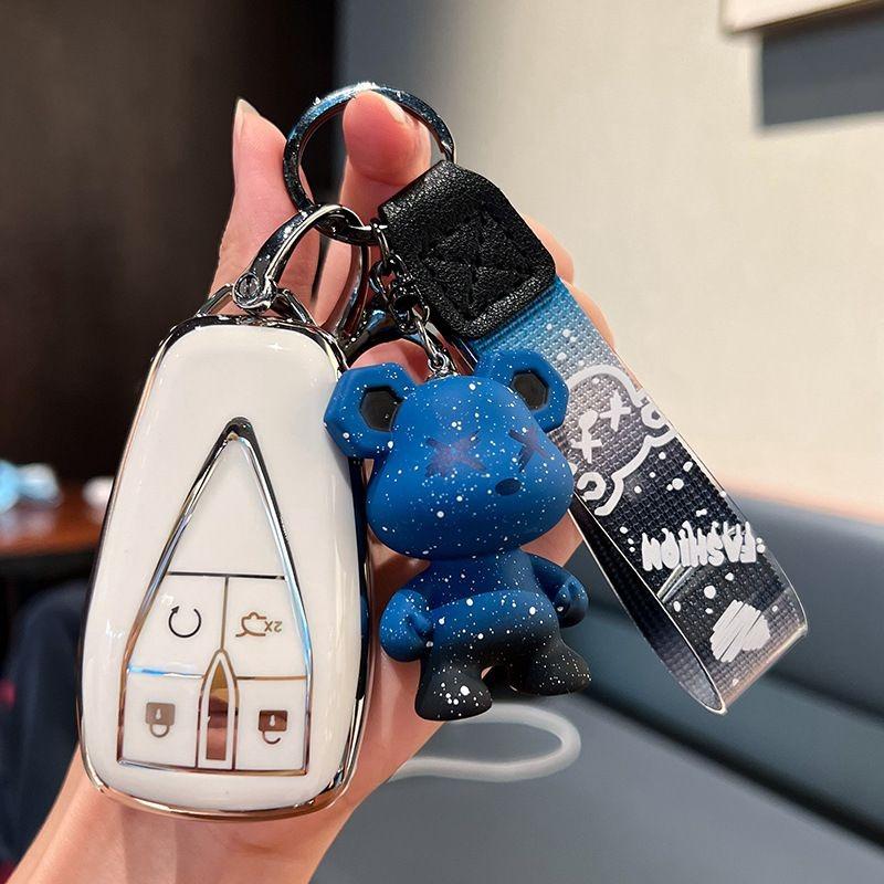 Car Key Case Changan Unit Unik Cs35Plus Cs35 Cs55 Cs75 Plus Eado Uni-T Uni K Oushang Oshan X5 X7 Ev Keychain Cover Shell Fob