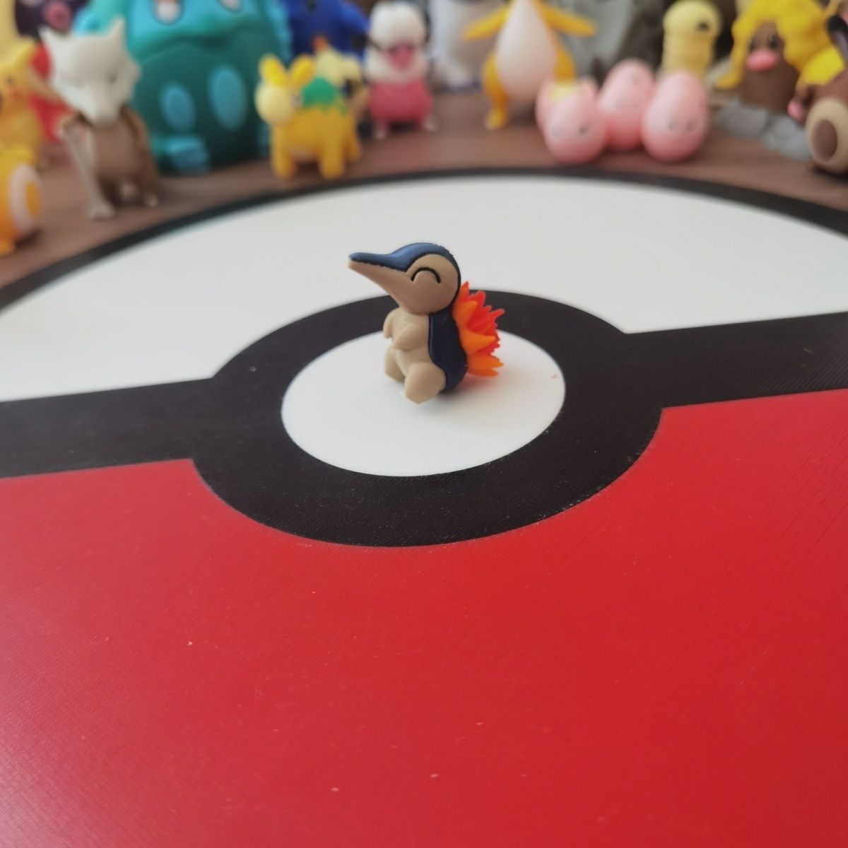 

Cyndaquil Quilava Typhlosion Scale World 1:20 Diy 3d Printing Anime Figure Model Desktop Statue Collection Decoration Ornament