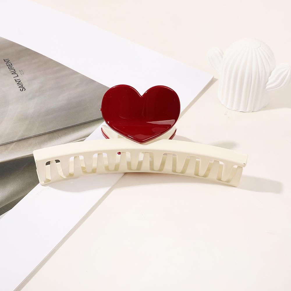 Prosty Szykowny Kolor Dopaminowy Plastikowy Klips do Włosów Koreański Aligator 5,1" Chwyt Krab Rekin Klamra Akcesoria do Włosów Nakrycie Głowy