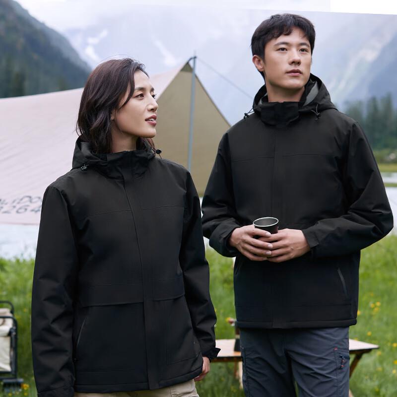 Fengxun Unisex Fleece Lined Winter Mountaineering Jacket FXXY7702 S