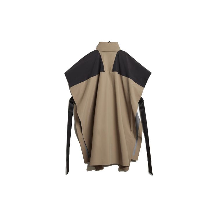 Adidas Originals X Hyke Kollaboration Bergponcho Lange Sportjacke Damenjacke Gelb-Braun GP3034