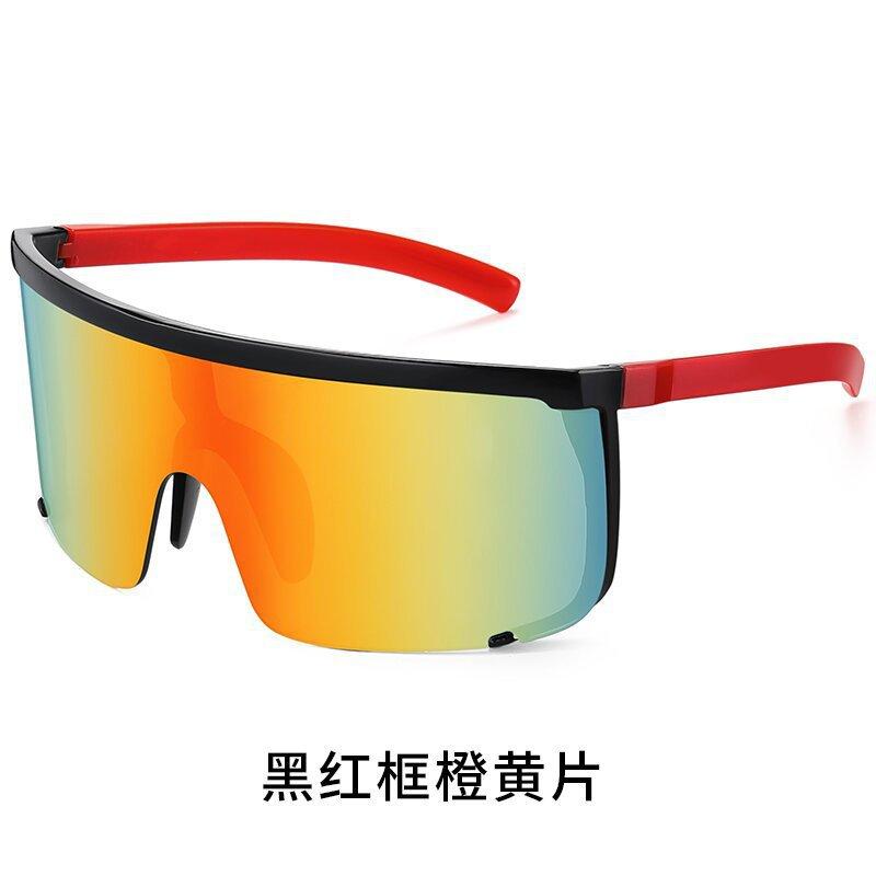 New Face Mask UV Protection Integrated Large Frame Sunglasses Riding Electric Scooters Sunscreen Windproof Sunshade 2319