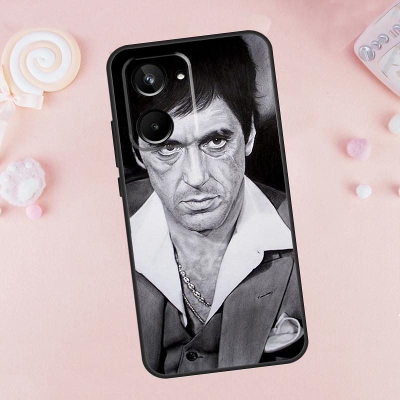 Tony Montana Scarface Al Pacino Case For Realme C53 C55 C33 C30 C35 C67 C21Y C25 C51 C15 9 10 12 11 Pro Plus GT Neo 5 Cover