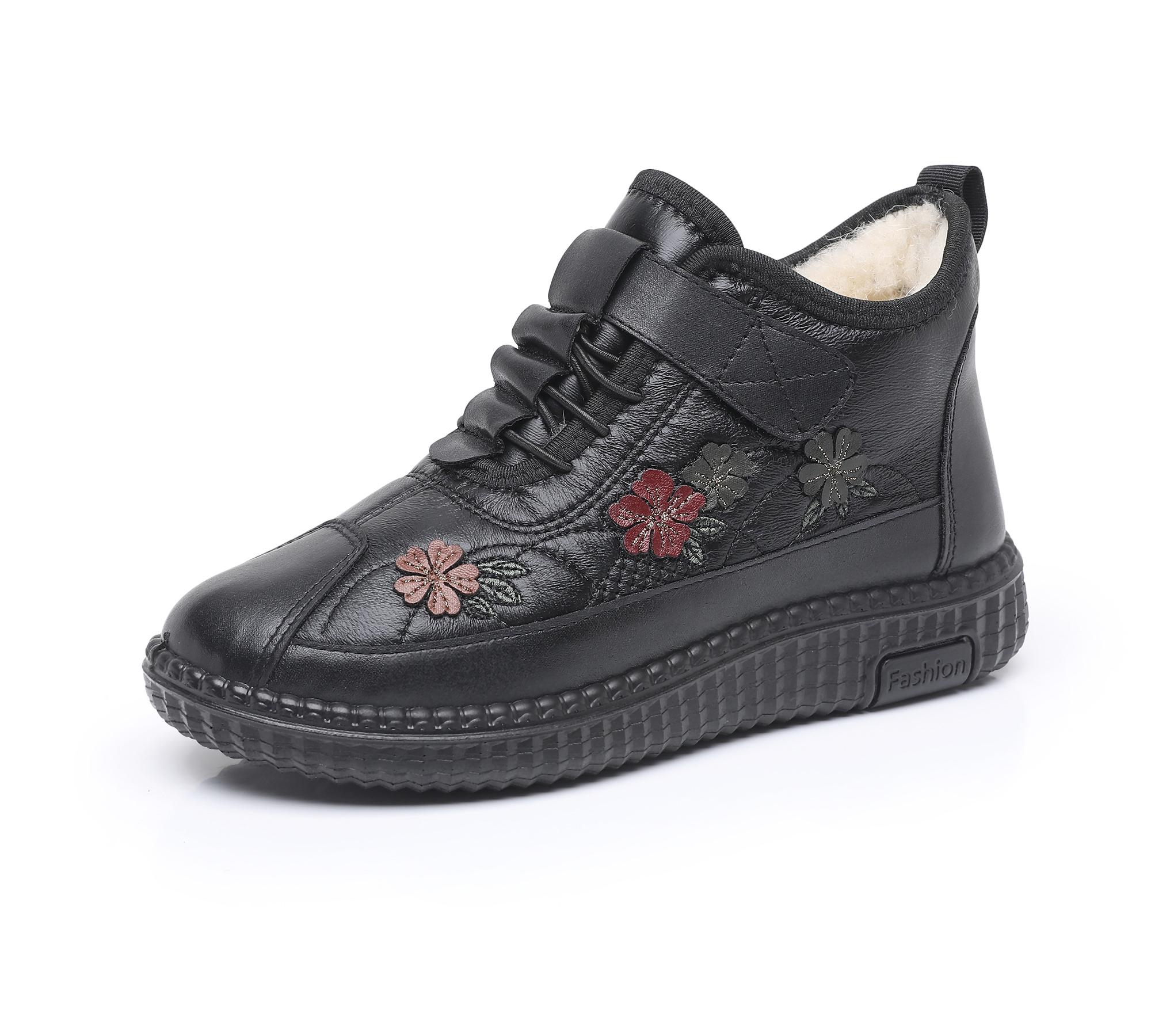 

Хлопковые ботинки Женские зимние теплые женские туфли Легкие зимние хлопковые туфли Женские плоские мягкие хлопковые туфли Женская обувь 35 чёрный