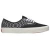 Vans Authentic Mens Low Top Canvas Shoes Black Gray VN000D7YBLK