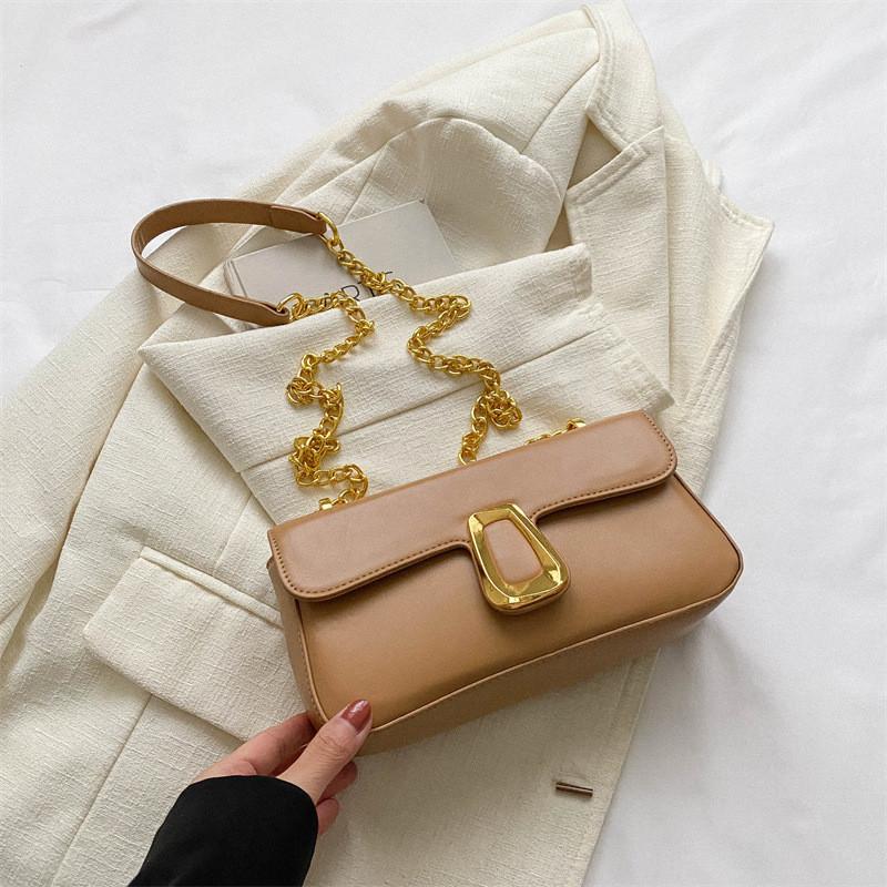 Trendy Shoulder Bag For Women Fashionable Chain Small Square Crossbody Purse