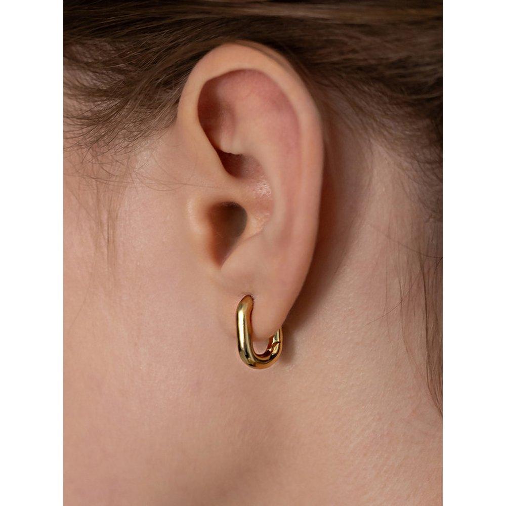 Arc Link Hoop Earrings Ec3170