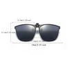 New PC Clip Sunglasses for Outdoor Fishing Driving Day Night Use Durable Lightweight UV Protection