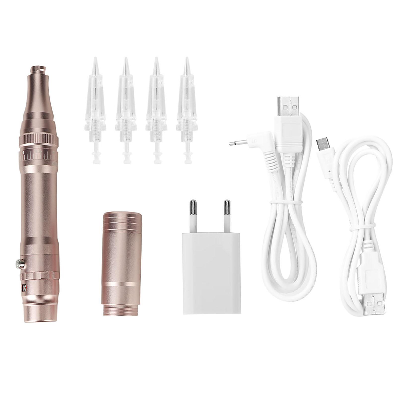 

Полуперманентный микроблейдинг машина для макияжа бровей губ татуаж ручка 95- золото EU Plug розового золота