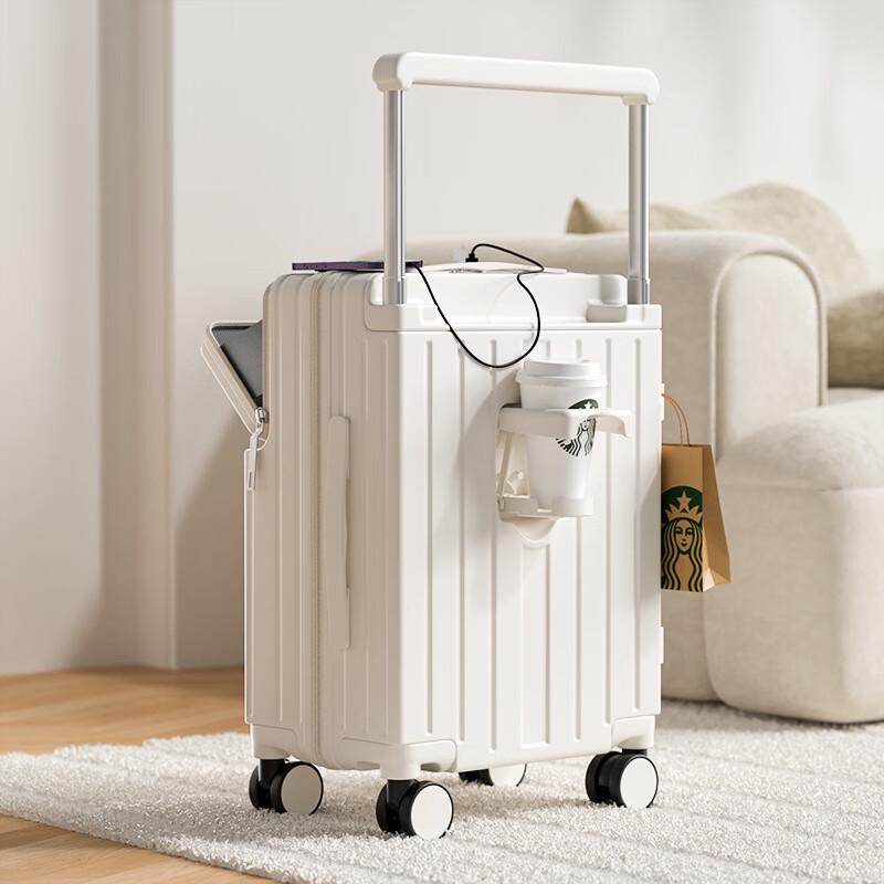 KarLot Front-Opening Carry-On Suitcase 20-inch