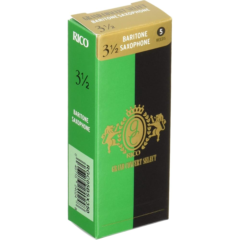 D'Addario WoodWinds Daddario Reed Baritone Saxophone Grand Concert SELECT RGC05BSX350 [Hardness: ...