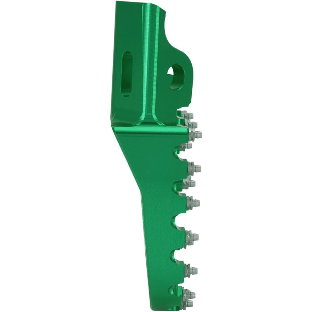 JFG RACING Motorcycle FootPegs Foot Pegs Pedals Rests CNC for KLR 650 KLR650 1987-2018 2021-2024 Green