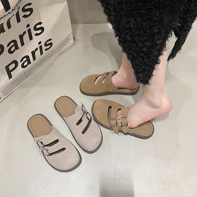 Rom Pantoletten Damen Flats Plateau Schuhe Sommer Offen Strand Flip Flops 2024 Slingback Sandalen Walking Mujer Slides