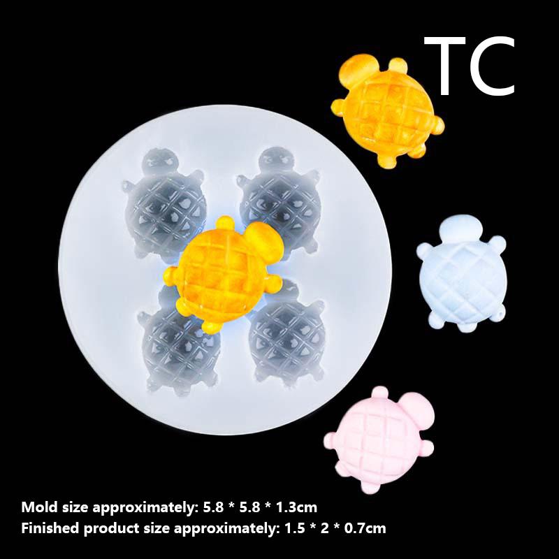 1Pc Turtle Mold Silicone Mold For Turtle Making Reusable Turtle Resin Epoxy Mould Casting Molds DIY Silicone Mould