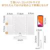 FACSINATE Actress Triple Tabletop Makeup LED Makeup with Touch Brightness Angle Storage Pouch Mirror, Mirror, Mirror, Mirror, Light, Foldable, Light,