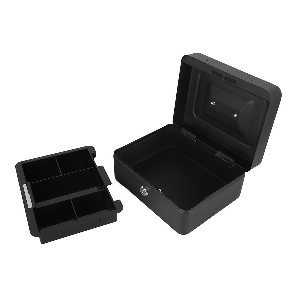 Cash Box Practical Large Storage Space Secure High Hardness Cash Saving Organizer Box for Shopping