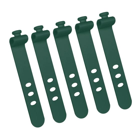 5Pcs Cable Organizer Ties Management for Headphones Flexible Wire Silicone Reusable Cable TV USB Computer