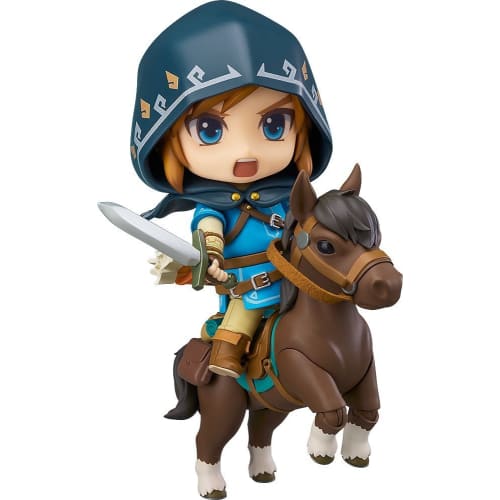 GOOD SMILE COMPANY Nendoroid The Legend of Zelda: Breath of the Wild Link Breath of the Wild Ver. DX Edition Non-Scale Plastic Painted Articulated Fig