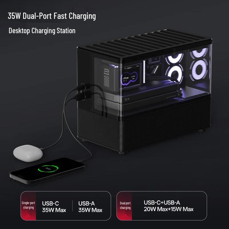 Edifier NEW CYBER Desktop Bluetooth Speaker with Color Screen CN plug (adapter included)