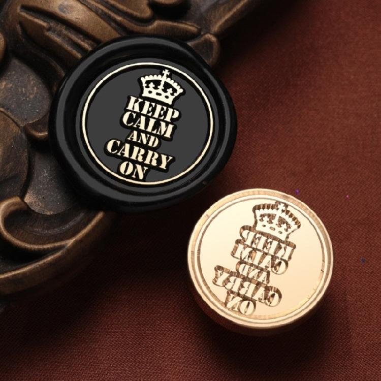 Envelope Emboss Wax Seal Stamp Head Removable Sealing Brasses Stamp Head Gift