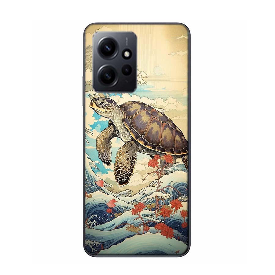 Marine Organisms, Sea Turtles, And Animals Phone Case For Redmi 12 13C 12C 15C 9 10 10C Note 13 Pro Plus 14 15 Pro 9T 9C 9A TPU