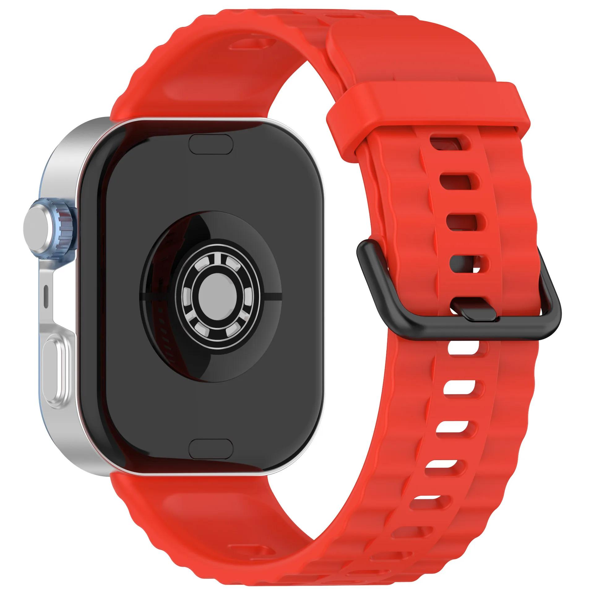 

Силиконовый ремешок для Huawei Watch Fit 4/4pro Ремешок на запястье Регулируемый браслет с черной застежкой Ремешок для часов для Huawei Watch Fit 3 Huawei Watch Fit 4 красный черный