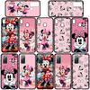 Handyhülle für Samsung Galaxy S25 S24 S23 iPhone 16 15 Xiaomi Redmi Note 14 13 12 16E X 8 11 Pro Max OPPO Moto Huawei A05 A16 Anime Minnie Maus Hülle