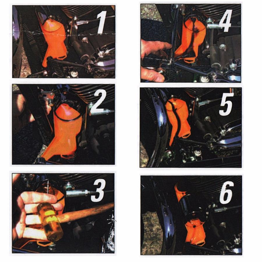 Primary Case Oil Fill Funnel Drip-Free Oil Filter Funne For Harley Touring Road King Dyna Softail Fatboy XR Sportster XL